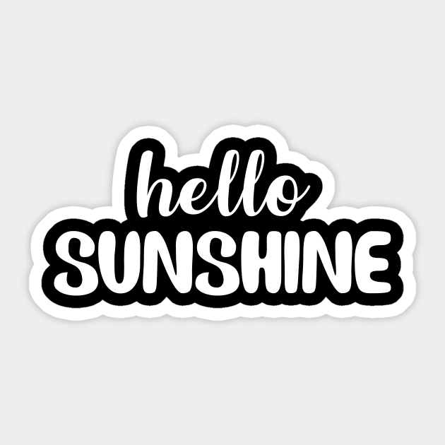 Hello SunShine Sticker by sunima